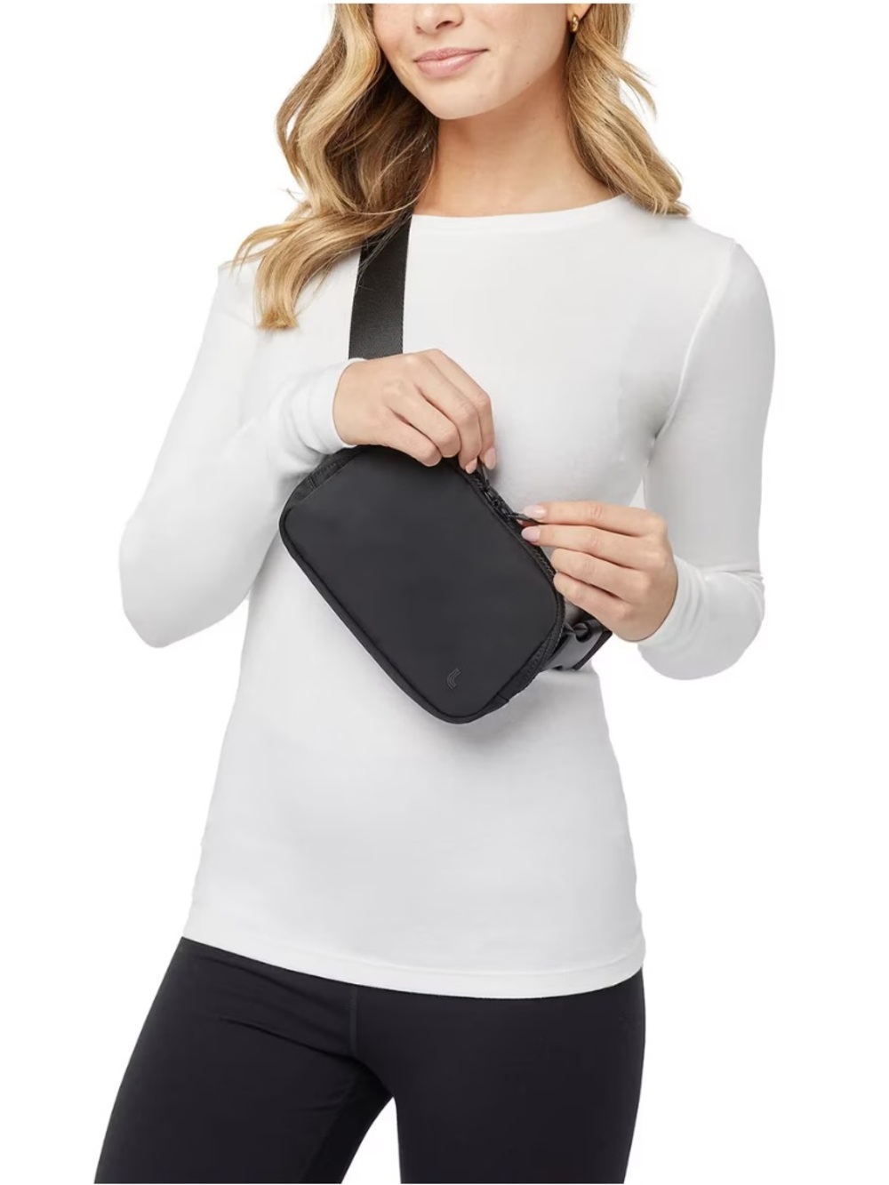 Lole pouch belt bag Black Crossbody Sling Bag unisex